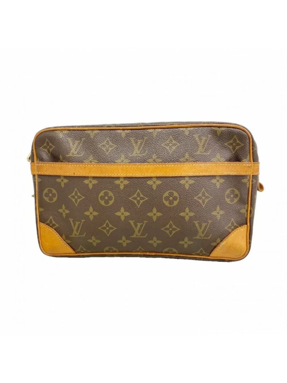 Louis Vuitton Clutch Monogram Compiegne 28 Brown